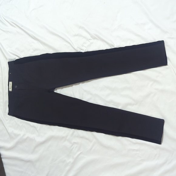 Madewell MidRise Skinny Jeans: Velvet Tuxedo Stripe, Color Esther Wash Size 27 - Picture 4 of 16